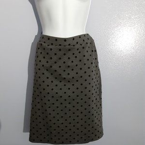 Elle Gray Polka Dot Skirt